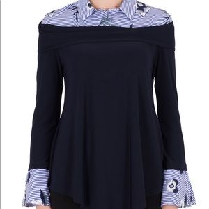 Joseph Ribkoff Midnight Blue Tunic